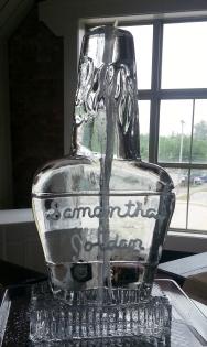 Bourbon will chill directly through the ice liquor luge by Louisville Ice Sculptures. Price $295 