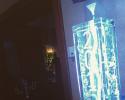 This ice luge has 2015 carved in it to make a beautiful statement.