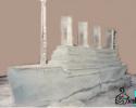 This magnificent Titanic ice sculpture was executed by the very talented Louisville Ice Sculptures. 